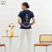EVERCLOTH Cala New Kutu Baru Blouse Atasan Batik Modern Baju Kebaya Couple NEW STANDAR