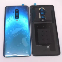 For oneplus 7T pro Battery cover back rear door housing oneplus 7Tpro back frame replace glass parts with camera lens
