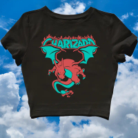 CROP TOP CHARIZARD POKEMON 1 | GRUNGE | CROPTOP | CROP TEE STYLE Y2K VINTAGE AESTHETIC | KAOS STREET