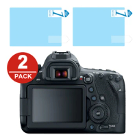 2x LCD Screen Protector Protection Film for Canon EOS 6D 7D Mark II 5D Mark IV III 5D4 5D3 5DS 5DSR 1Dx 1Dc M200 100D 200D 250D