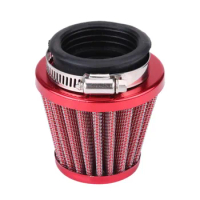 44Mm Motorcycle Air Filter for Gy6 150Cc ATV Quad 4 Wheeler Go Kart Buggy Scooter Moped Motorbike Air Filter Red