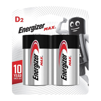 【Energizer 勁量】MAX鹼性1號D電池4入(1.5V長效鹼性電池LR20)