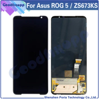For Asus ROG Phone 5 ZS673KS ZS673KS-1B048IN I005DB I005D I005DA LCD Display Touch Screen Digitizer Assembly For Asus ROG 5 ROG5