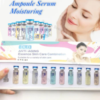 BB Cream Glow Booster Serum Kit Skin Treatment Anti Aging Serum 10 Vials Anit-Wrinkle Skin Care Essence Foundation Pigment Serum