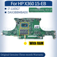 DAX3BBMBAD0 For HP X360 15-EB Laptop Mainboard i7-1165G7 Notebook Motherboard