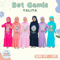 SET GAMIS TALITA gamis anak lucu edisi hari raya