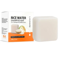 Rice Water Shampoo Soap Solid Hair Growth Shampoo Bar Hair Regrow Shampoo Bar Moisturizing Anti Hair Loss Treatments