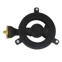 cast iron propane burner head with cast iron fitting orifice For Clay pot stove Gas stove cast iron propane burner parts
