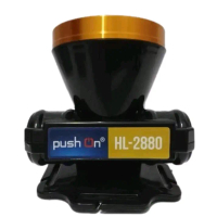 Push On Senter Kepala HL-2880 Super Bright 30 Watt LED Cahaya Putih Baterai 2000mAh AC 220V 50Hz Ori