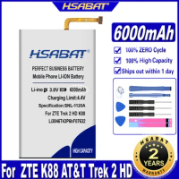 HSABAT Li3846T43P6hF07632 6000mAh Battery for AT&amp;T Trek 2 HD Trek 2 HD LTE for ZTE K88 Batteries