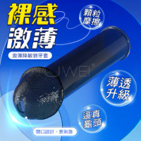激薄．降敏狼牙套-開口款 透黑