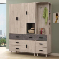 《Homelike》 梅林5.5尺衣櫃 衣櫥 吊衣櫃 高櫃 置物櫃 收納櫃