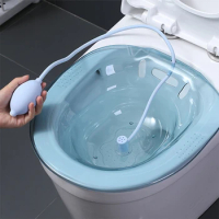 Sitz Bath Flusher Healthy Care Soaking Hand Sprayer for Toilet Seat Bidet Bathtub Hemorrhoid Treatment Pregnant Women Y5GB