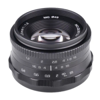 RISESPRAY 35mm F1.2 Large aperture manual micro single lens for Olympus Panasonic Micro 4/3 M4/3 Mount E-M1 E-M1Mark II E-M5