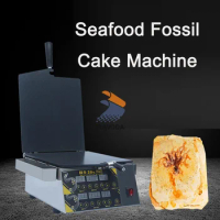 Fossil Cake Making Machine Pressing Shrimp Pancake Machine Squid Cracker Baking Grill Roaster Seafood Fossil Cake Machine