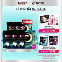 Combo 5 Băng vệ sinh quần Kotex Ban Đêm Thảo Dược Herbal L-XL 2 miếng