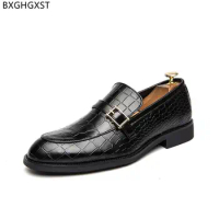 Slip on Shoes Men Monk Strap Men Dress Shoes Italian Loafers Party Shoes for Men Formal 2024 נעלי אלגנט לגברים Zapatos De Hombre