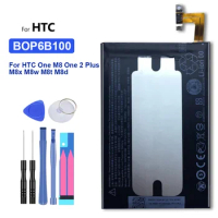 Mobile Phone Replacement Battery For HTC One M8/2 Plus,One2 Plus, 2Plus, M8x, M8w, M8t, M8d, BOP6B100, 2600mAh