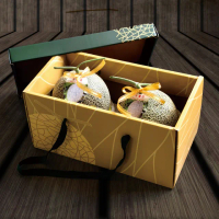 【果樹寶石】溫室卡蜜拉橘肉中顆哈密瓜2入禮盒x1盒（2-2.4斤/顆）(下單才採最新鮮 農場常溫直送)