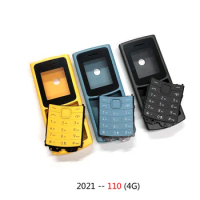 Phone Housing Cover For Nokia 2021 105 4G AT-1389 110 4G case Keypad Back Battery 110 Mobile Phone Case Dual card version