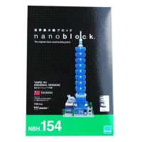 《Nano Block迷你積木》【世界主題建築系列】NBH-154 台北101大樓(新)