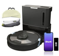 美國直送  Shark Matrix™ Plus 2 合 1 機器人吸塵器和拖把， 型號： RV2610WAXL HEPA 自清空底座
