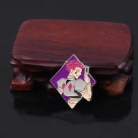 Anime Hunter X Hunter Hisoka Brooch Enamel Pin Magician Badge Backpack Clothing For Women Men Lapel Fashion Jewelry Decor Gift