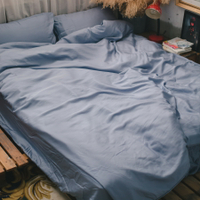 萊賽爾天絲80支 床包 兩用被 床包組 簡約生活系- [ 太妃灰 ]  棉床本舖  喵 素色