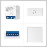 Casa Inteligente Wifi Circuit Breaker Finder 1 2 3 4 Gang Light Switch Wireless WSM16 Mini Module Wifi Alexa Google Home