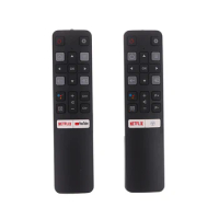 For TCL With Netflix And YouTube RC802V 49P30FS 65P8S 55C715 49S6800 43S434 New Voice Remote Control RC802V FNR1