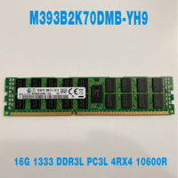1PCS 16GB 16G 1333 DDR3L PC3L 4RX4 10600R REG ECC For Samsung RAM Server Memory M393B2K70DMB-YH9