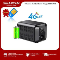 XIHANCAM 5MP CCTV Mini Sim Card 4G Kamera Kecil Baterai CCTV Mini Tersembunyi Tanpa Kabel Konek HP