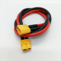 Amass XT60-M Mount Male to FeMale XT60-F Connector 12AWG/10AWG 10CM/30CM Silicone Wire Cable for RC Drone Lipo Battery Charger