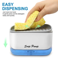 Press-Type Kitchen Soap Dispenser Scrubbing Liquid Detergent Liquid Soap Box Pump Organizer Kitchen Tool Bathroom Supply