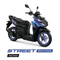 New HONDA VARIO 125 Street CBS ISS Sepeda motor Black Purple Bekasi