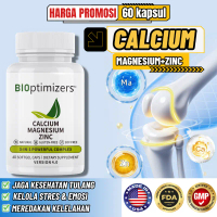 BIOptimizers CALCIUM MAGNESIUM ZINC 60 แคปซูล
