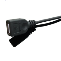 【優選百貨】優質USB母頭充電線 太陽能電池板充電線 充手機 2芯充電 usb母頭[DIY]