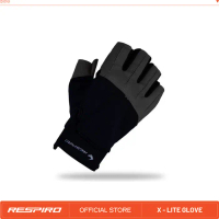 Dijual_Respiro X-Lite | Sarung Tangan Pengendara Motor Half-Finger - L, Grey
