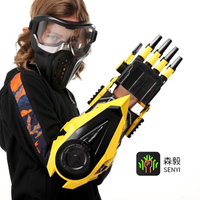森毅黃蜂軟彈槍機械手臂電動連發CS戶外對戰兒童玩具槍裝備模型 wk13007