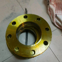 Flange JIS 10K 2\ Inch Besi / Flange Carbon Steel JIS 10K Flange carbon kuning Besi 2\" inch DN50"