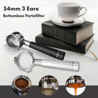 54mm Bottomless Portafilter with Alloy Handle Stainless Steel Head Compatible for Breville870/875/878/880 Coffee Machine Parts