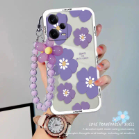 Sarung Bunga 3D, Untuk Xiaomi Mi 12, 13, 11 Lite, 11T, 12T, 13T Pro, Loket Jantung, Lutsinar, Sarung