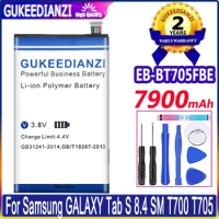 GUKEEDIANZI Battery 7900mAh EB-BT705FBE for Samsung GALAXY Tab S 8.4 SM-T700 T701 T705 Batteries