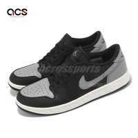 Nike 高爾夫球鞋 Air Jordan 1 Low Golf 男鞋 黑灰 Shadow 皮革 AJ1 休閒 DD9315-001