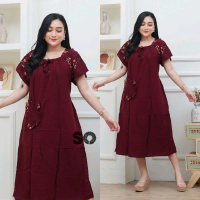 nila dress, daster kerut dada, daster rayon