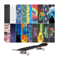 Mob Custom Print Flags Graphic Clear 36 Grit Roll Land Surf Skate Board Logoskateboard Grip Tape For Skateboard Print Griptapes