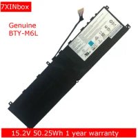 7XINbox Genuine laptop battery BTY-M6L for MSI GS65 8RF, GS65, MSI PS42 8RB, PS63, PS63 8RC, MS-16Q3 15.2V 5380mAh 80.25Wh