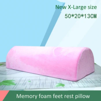XL Massage Feet Pillow Latex Memory Foam Detachable Feet Relaxing Support Cushion Cosmetic Salon Footrest SPA Almohada
