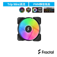 【Fractal Design】AspectRGB PWM風扇12cm-黑
