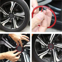 4Pc Auto Wheel Center Rim Hub Cap Decoration Ring Cover Trim For Honda Civic